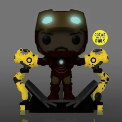 Iron Man 2 - Iron Man MKIV with Gantry Glow in the Dark Deluxe Pop! Vinyl Figure