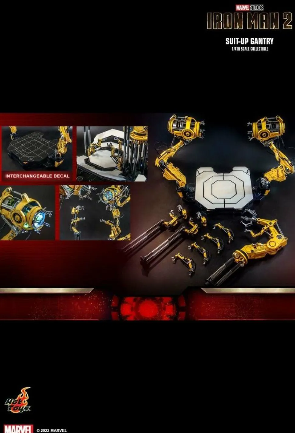 Iron Man 2 - Suit-Up Gantry 1/4 Scale Hot Toys Action Figure Accessory Set