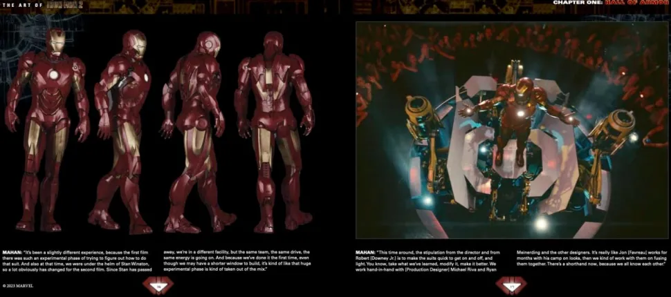 Iron Man 2 - The Art of Iron Man 2 Marvel Studios' The Infinity Saga Hardcover Book