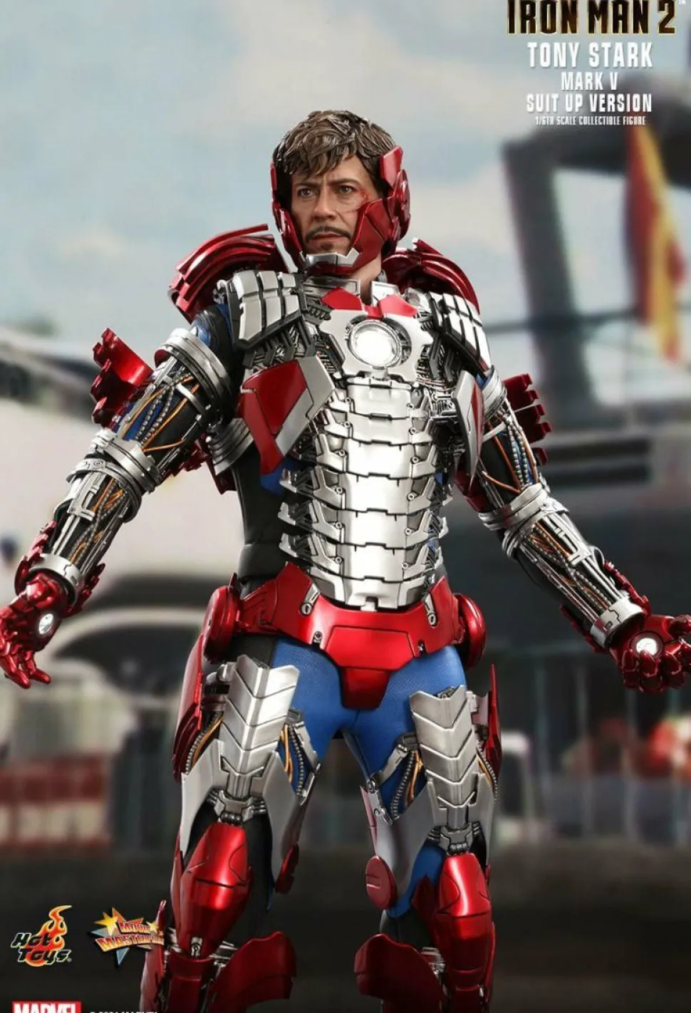 Iron Man 2 - Tony Stark Mark V Suit Up Version 1/6th Scale Hot Toys Action Figure