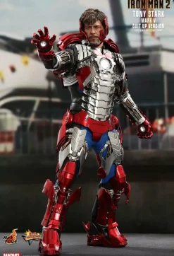 Iron Man 2 - Tony Stark Mark V Suit Up Version 1/6th Scale Hot Toys Action Figure