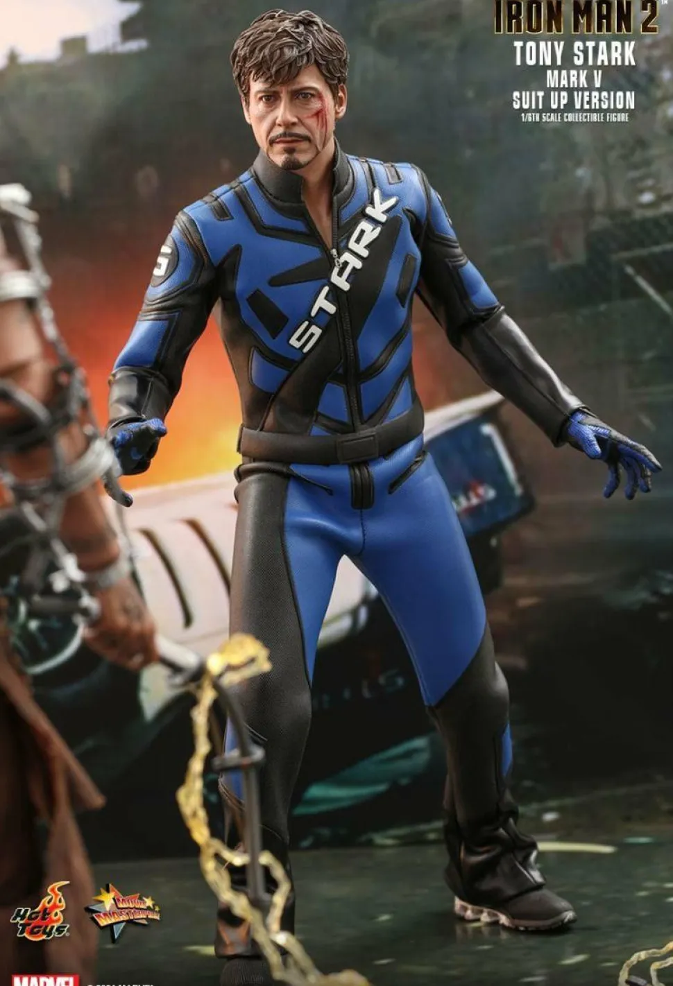 Iron Man 2 - Tony Stark Mark V Suit Up Version 1/6th Scale Hot Toys Action Figure