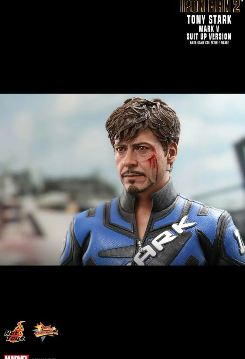 Iron Man 2 - Tony Stark Mark V Suit Up Version 1/6th Scale Hot Toys Action Figure