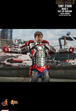 Iron Man 2 - Tony Stark Mark V Suit Up Version Deluxe 1/6th Scale Hot Toys Action Figure