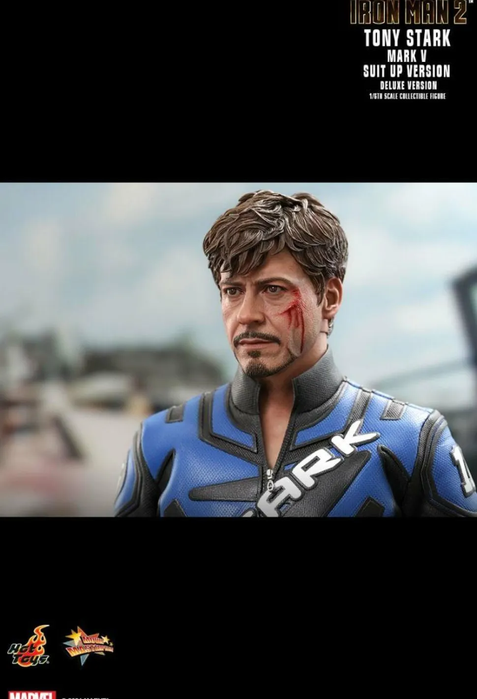 Iron Man 2 - Tony Stark Mark V Suit Up Version Deluxe 1/6th Scale Hot Toys Action Figure