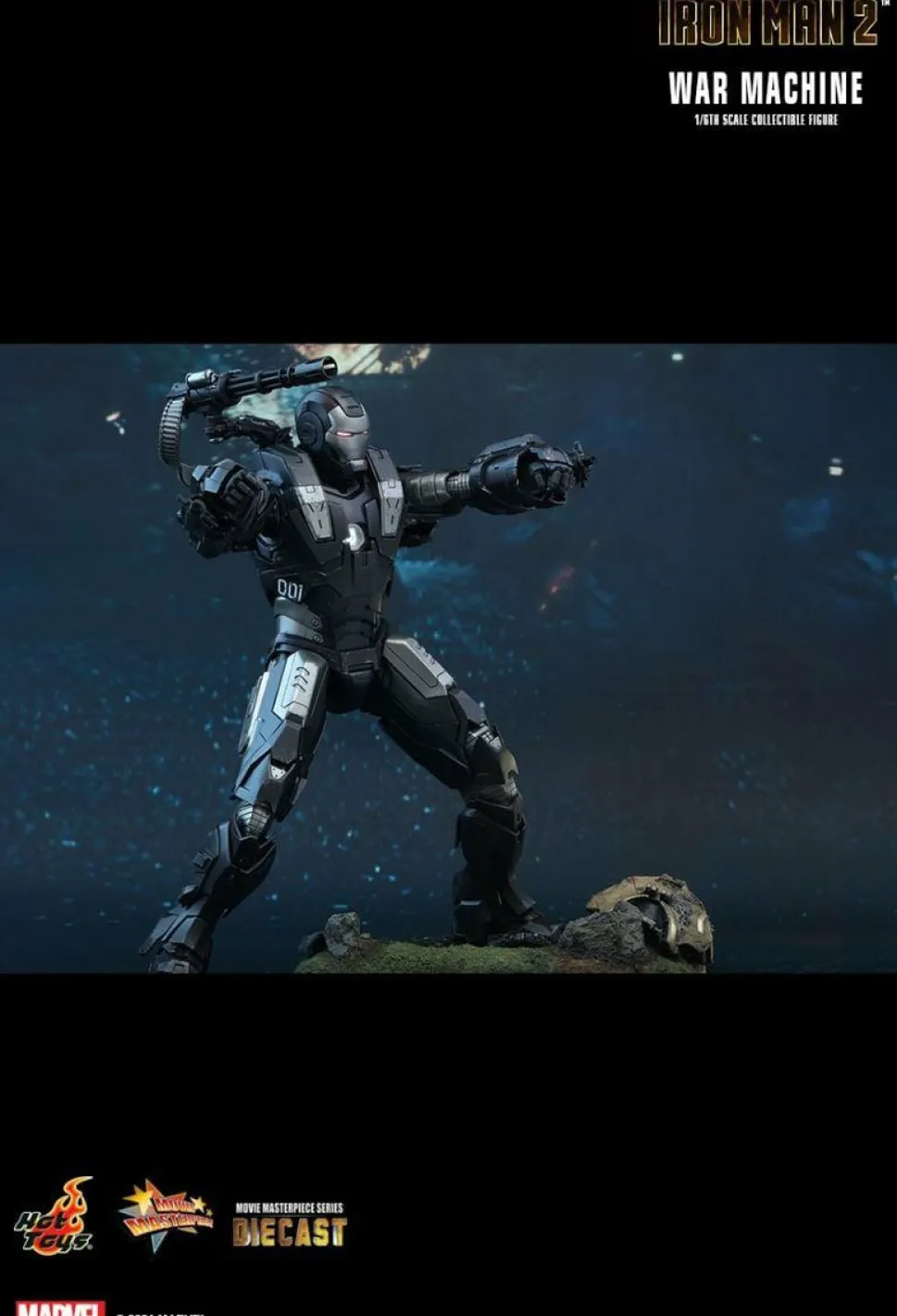 Iron Man 2 - War Machine 1/6th Scale Die-Cast Hot Toys Action Figure