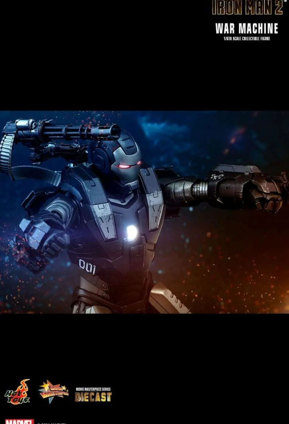 Iron Man 2 - War Machine 1/6th Scale Die-Cast Hot Toys Action Figure