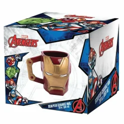 Iron Man - Iron Man 3D Sculpted Ceramic Mug