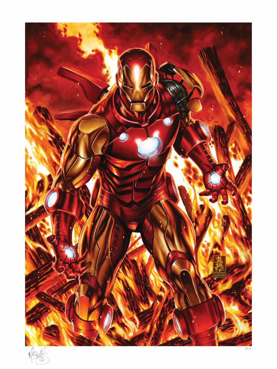 Iron Man - Iron Man Fine Art Print by Mark Brooks