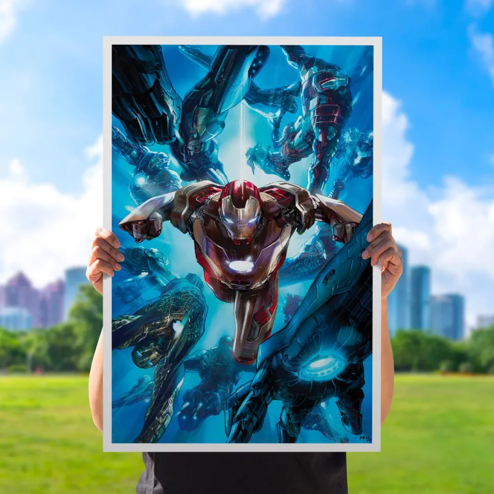 Iron Man - Iron Man: Infinity Saga Fine Art Print by Alexander Lozano