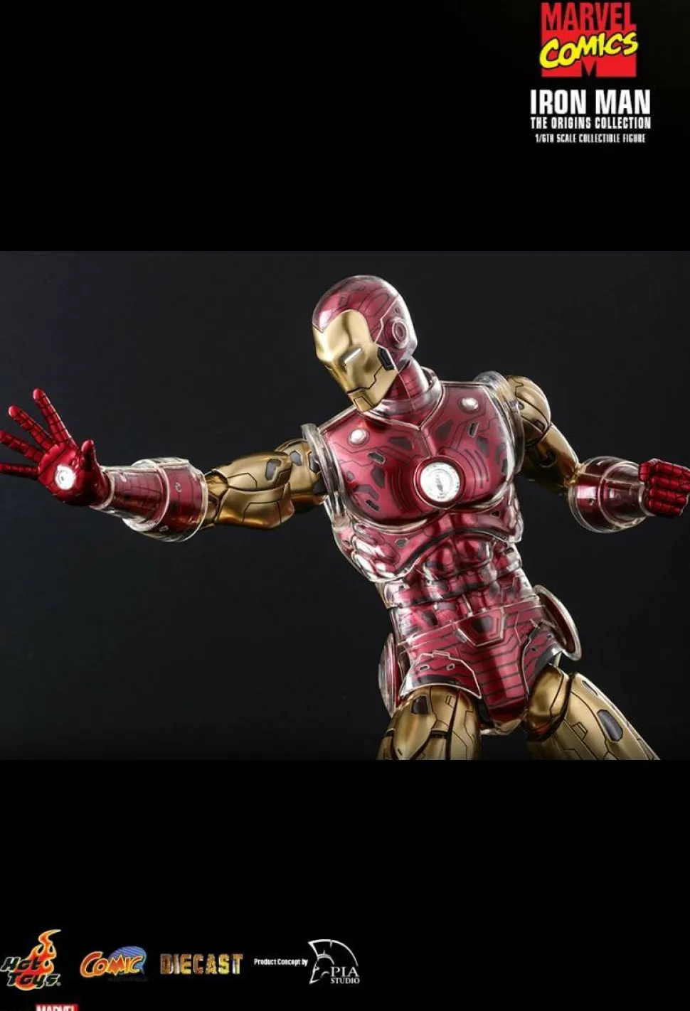 Iron Man - Iron Man The Origins Collection 1/6th Scale Die-Cast Hot Toys Action Figure
