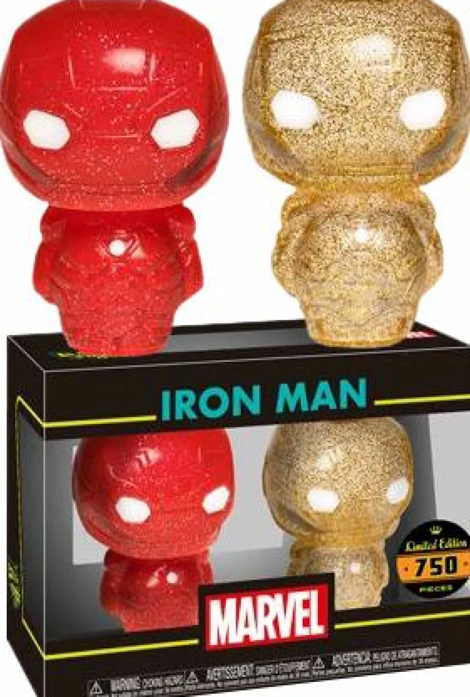 Iron Man- Iron Man Red & Gold XS Hikari Vinyl Figure 2-Pack