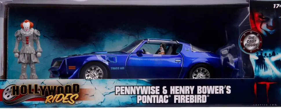 IT (2017) - 1977 Pontiac Firebird 1/24th Scale Die-Cast Vehicle with Figure