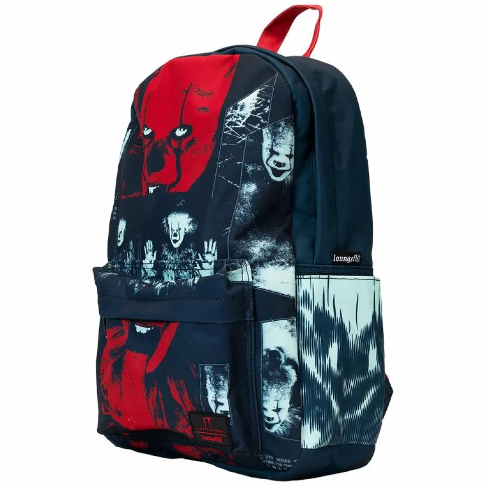 It (2017) - I Heart Horror Pennywise Glow in the Dark 17" Nylon Backpack
