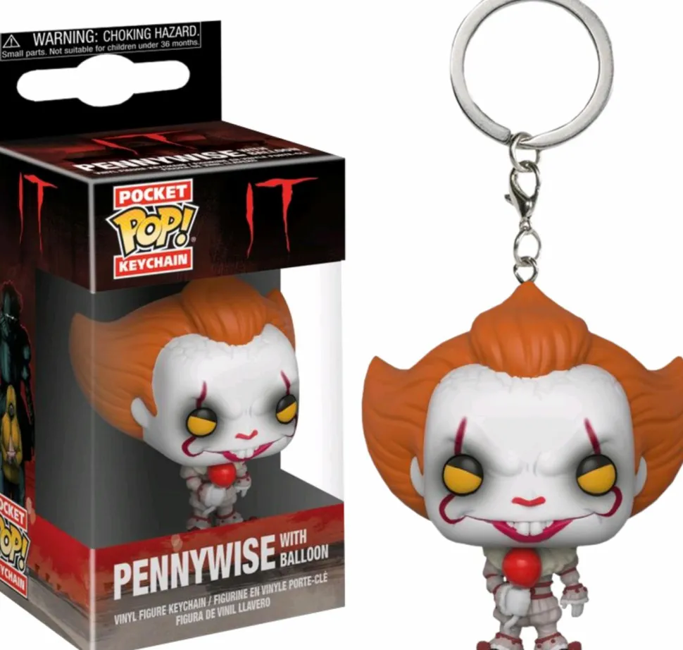 IT (2017) - Pennywise with Balloon Pop! Vinyl Keychain