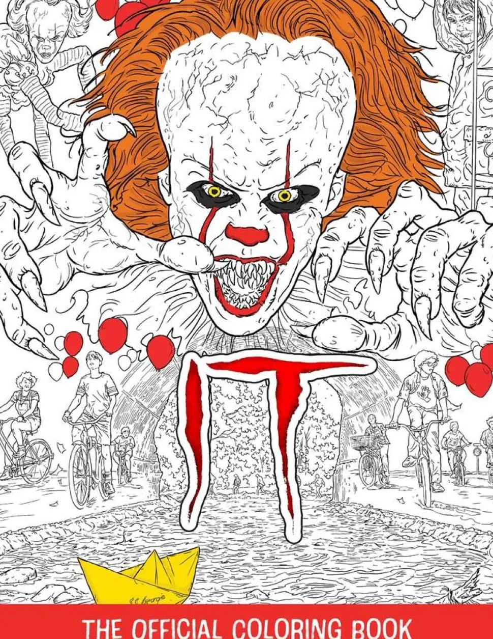 It (2017) - The Official Colouring Book Paperback Book