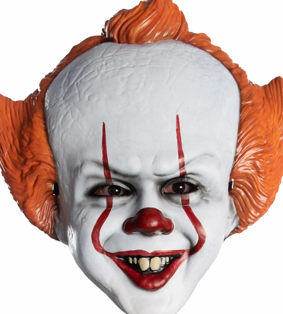 It Chapter Two - Pennywise Adult Vacuform Moulded Mask (One Size Fits Most)