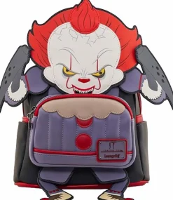 It: Chapter Two - Pennywise Cosplay 10" Faux Leather Mini Backpack