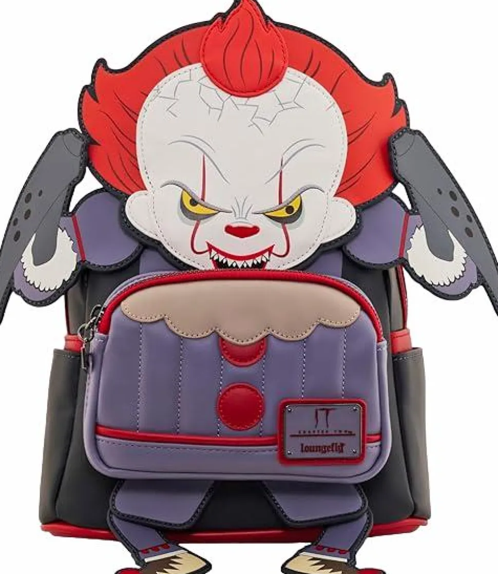 It: Chapter Two - Pennywise Cosplay 10" Faux Leather Mini Backpack