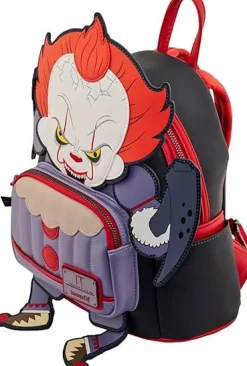 It: Chapter Two - Pennywise Cosplay 10" Faux Leather Mini Backpack