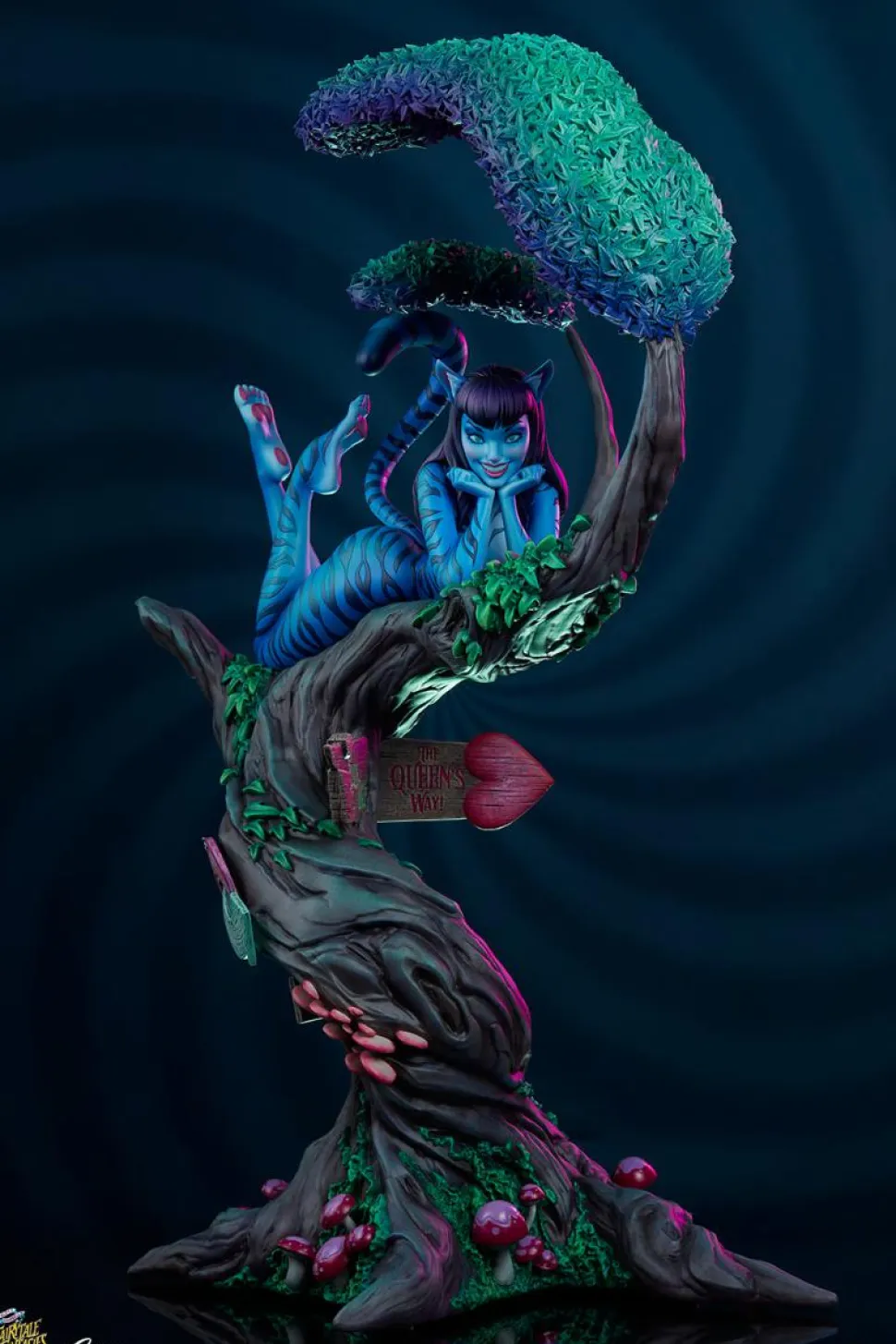 J. Scott Campbell's Fairytale Fantasies - Lady Cheshire Cat Deluxe Edition 25" Statue