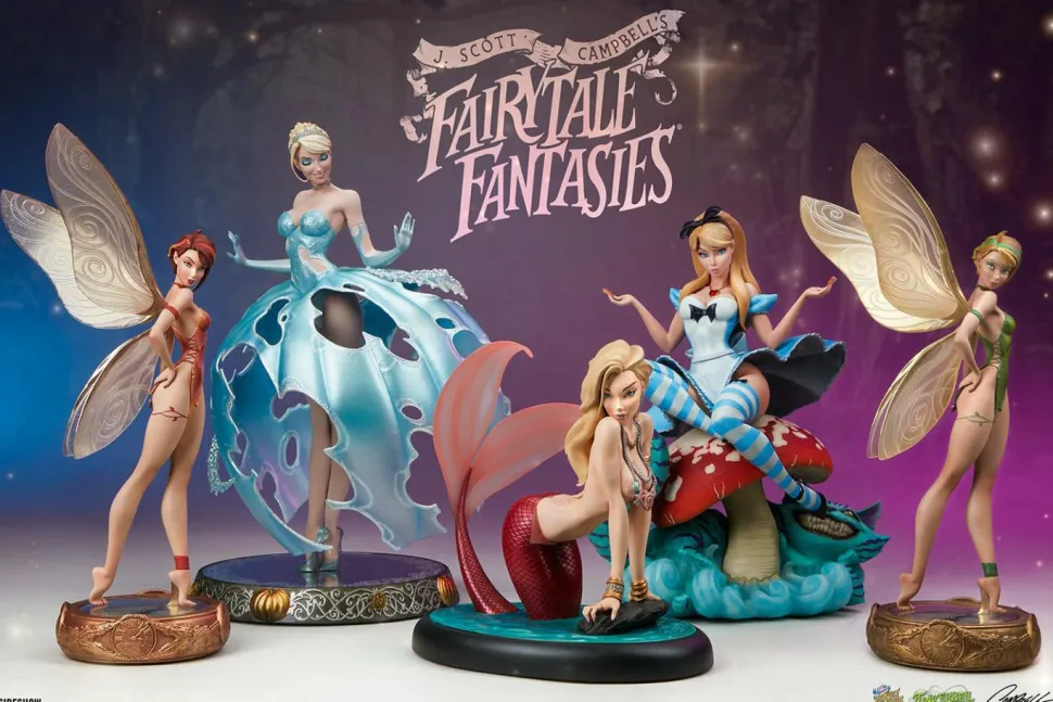 J. Scott Campbell’s Fairytale Fantasies - Tinkerbell Fall Variant 12” Statue