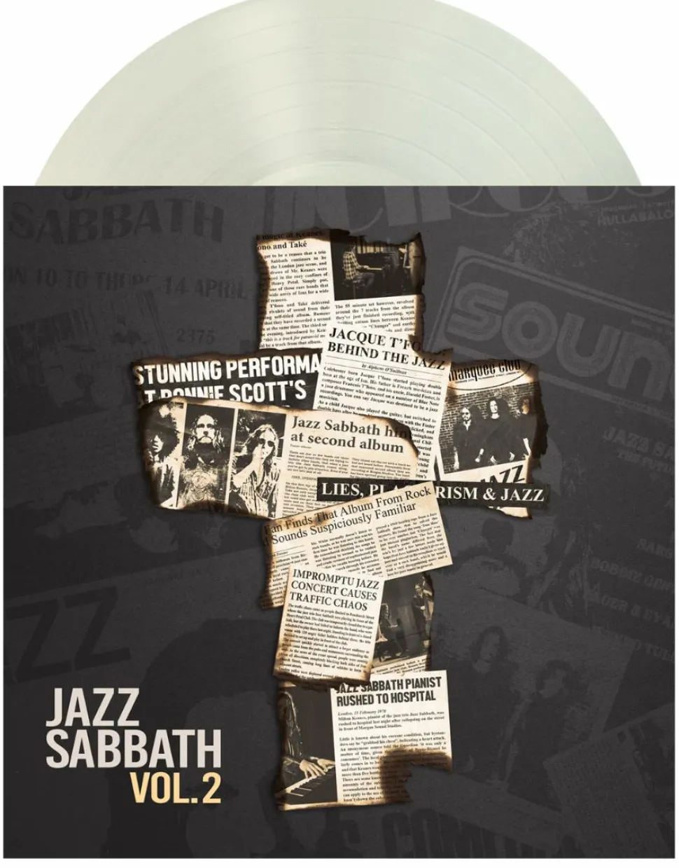 Jazz Sabbath - Vol. 2 LP Vinyl Record (2022 Record Store Day Exclusive Translucent “Natural” Coloured Vinyl With Bonus DVD)