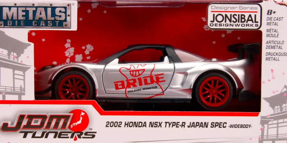 JDM Tuners - 2002 Honda NSX Type-R Japan Spec Widebody 1/32 Scale Die-Cast Vehicle Replica