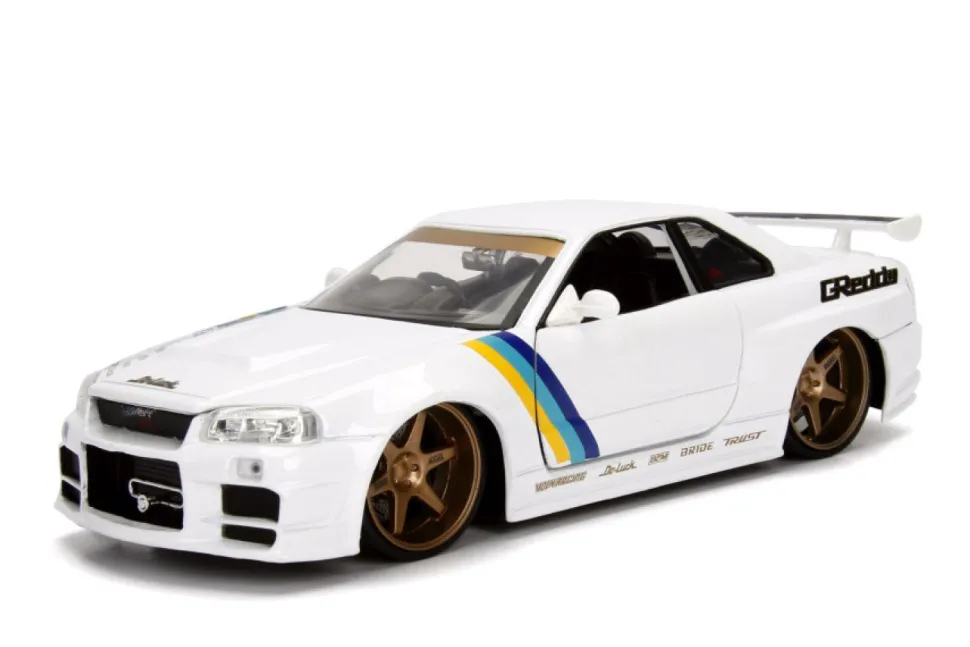 JDM Tuners - 2002 Nissan Skyline GT-R (R34) 1/24th Scale Die-Cast Vehicle Replica
