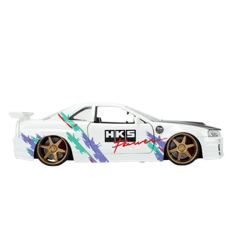 JDM Tuners - 2002 Nissan Skyline GTR R34 1/24th Scale Die-Cast Vehicle Replica