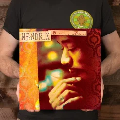 Jimi Hendrix - Burning Desire 2xLP Vinyl Record (2022 Black Friday Record Store Day Exclusive Translucent Orange & Red Coloured Vinyl)