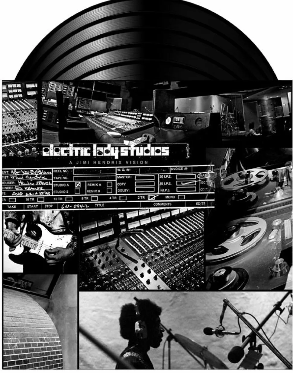 Jimi Hendrix - Electric Lady Studios: A Jimi Hendrix Vision 5xLP Vinyl Record + Blu-Ray Box Set