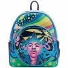 Jimi Hendrix - Psychedelic Landscape Glow in the Dark 11” Faux Leather Mini Backpack
