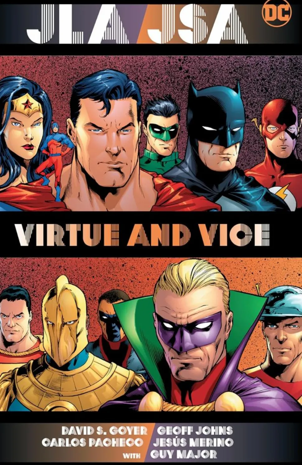 JLA/JSA - Virtue and Vice Trade Paperback Book
