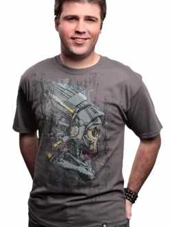 J!nx - Connected Premium Charcoal Male T-Shirt