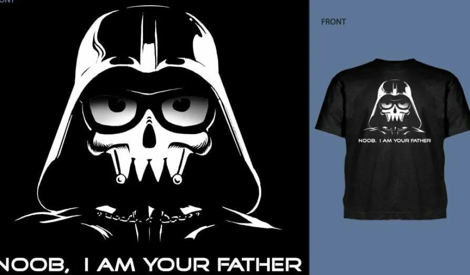 J!nx - Darth J!nx, Noob I am Your Father T-Shirt
