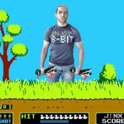 J!nx - Enjoy 8-Bit Premium Male T-Shirt