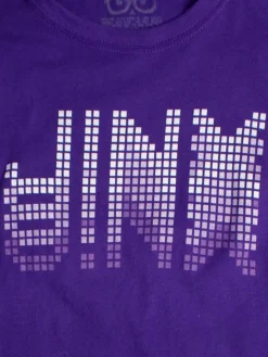 J!nx - Faded Pixels Premium Purple Male T-Shirt