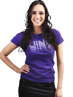 J!nx - Faded Pixels Purple Female T-Shirt