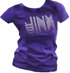 J!nx - Faded Pixels Purple Female T-Shirt