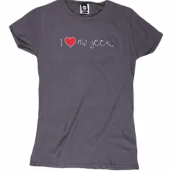 J!nx - I Love My Geek Smoke Grey Female T-Shirt