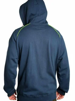 J!nx - Juggernaut 2.0 Navy Hoodie (with Green Trim)