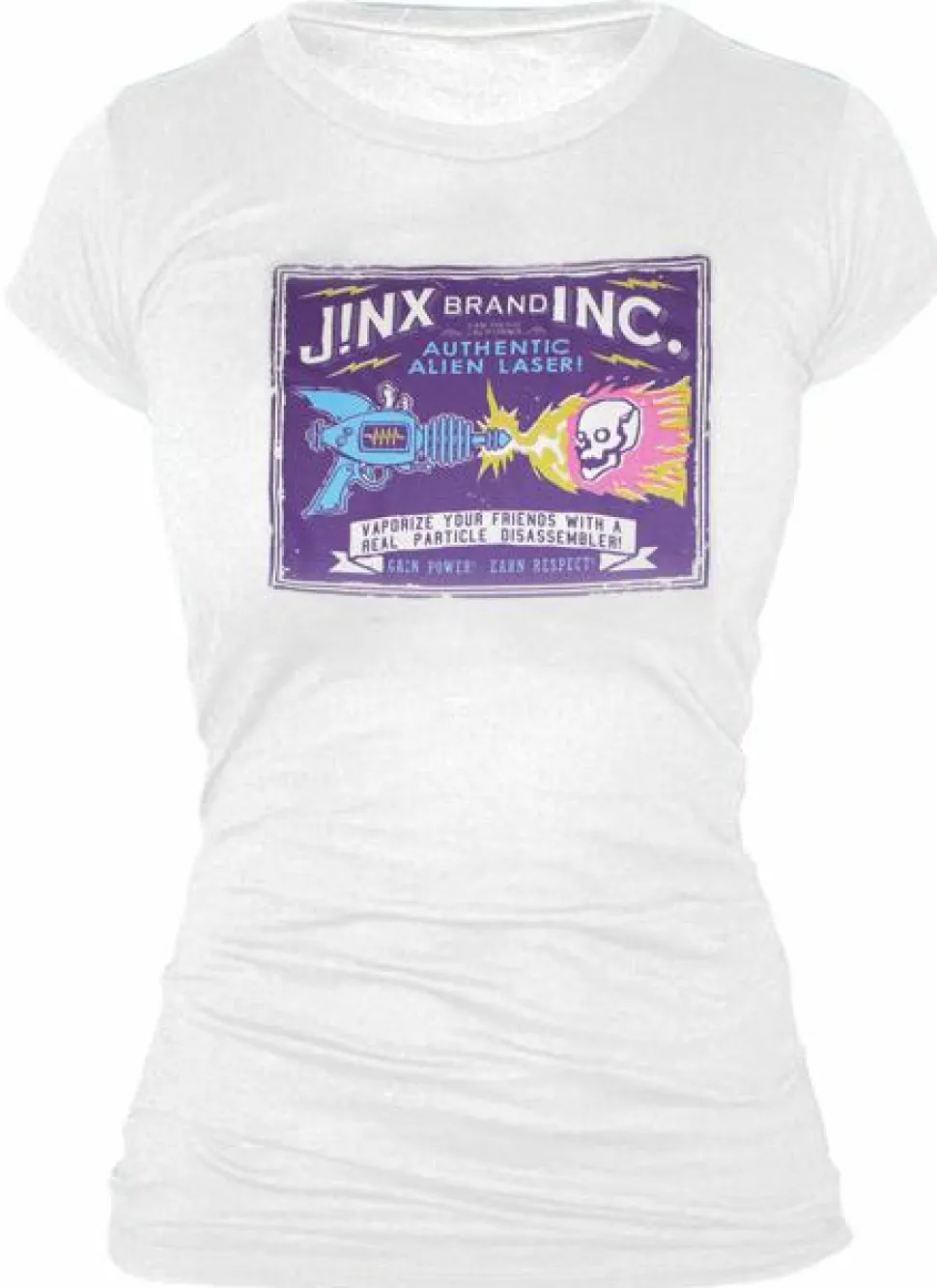 J!nx - Particle Disassembler White Female T-Shirt