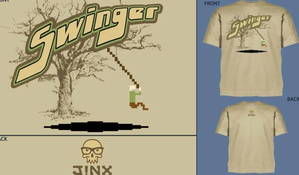 J!nx - Swinger Fitted T-Shirt