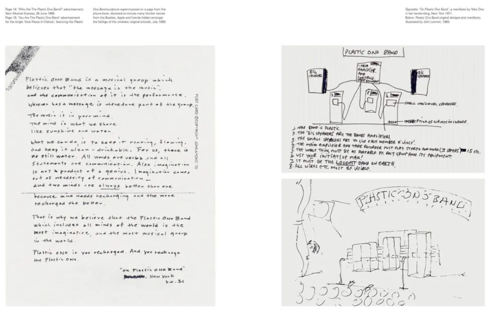 John Lennon - John & Yoko / Plastic Ono Band Hardcover Book