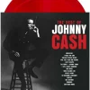 Johnny Cash - The Best of Johnny Cash 2xLP Vinyl Record (Red Coloured Vinyl)