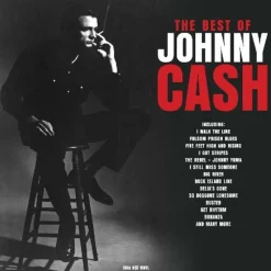 Johnny Cash - The Best of Johnny Cash 2xLP Vinyl Record (Red Coloured Vinyl)