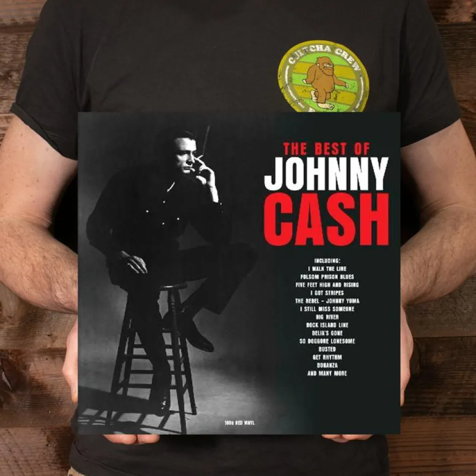 Johnny Cash - The Best of Johnny Cash 2xLP Vinyl Record (Red Coloured Vinyl)