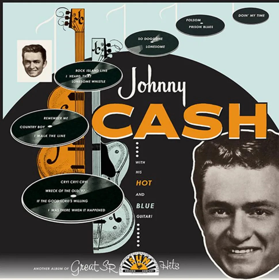 Johnny Cash - With His Hot and Blue Guitar LP Vinyl Record