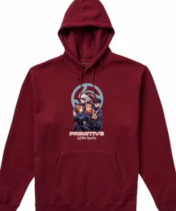 Jujutsu Kaisen - Jujutsu Kaisen x Primitive Jujutsu United Burgundy Sweatshirt Hoodie